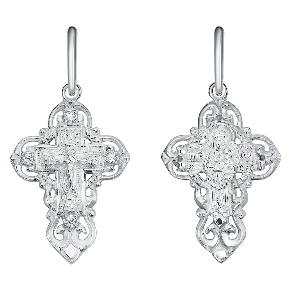 Крест с камнями КРК-344-С