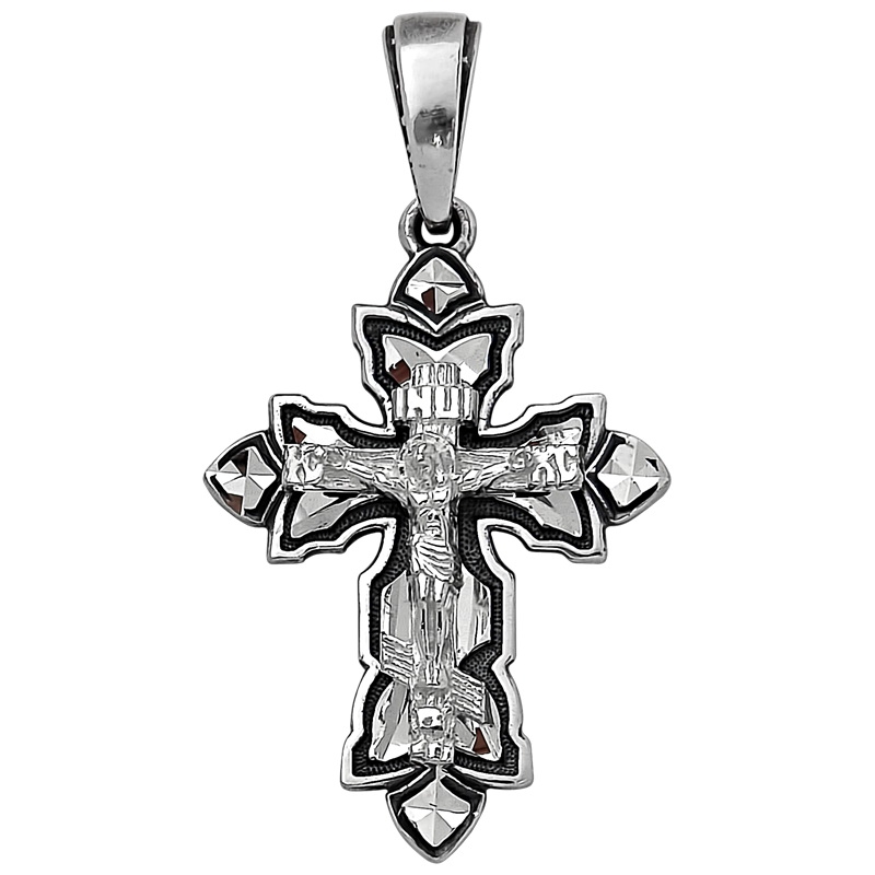 Крест с алмазной огранкой КРА-72-Ч