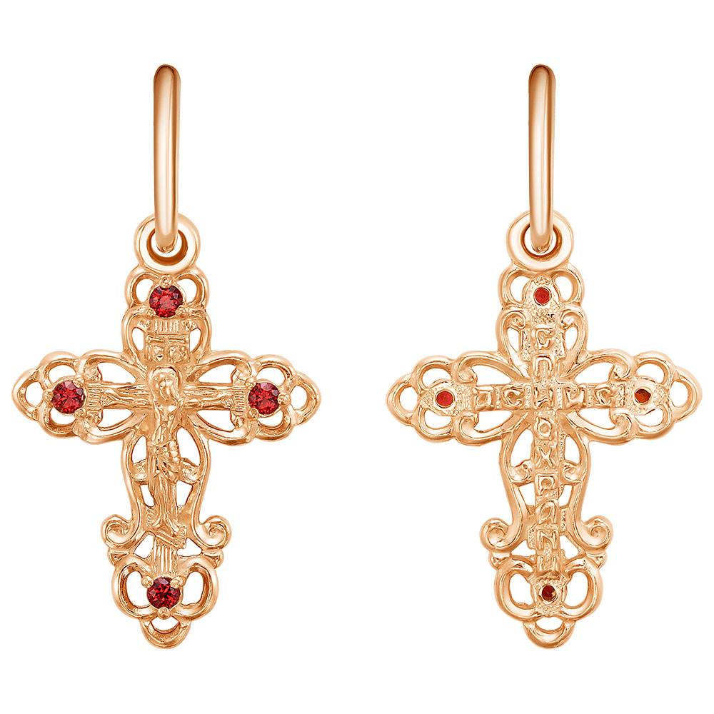 Крест с камнями КРК-75-П