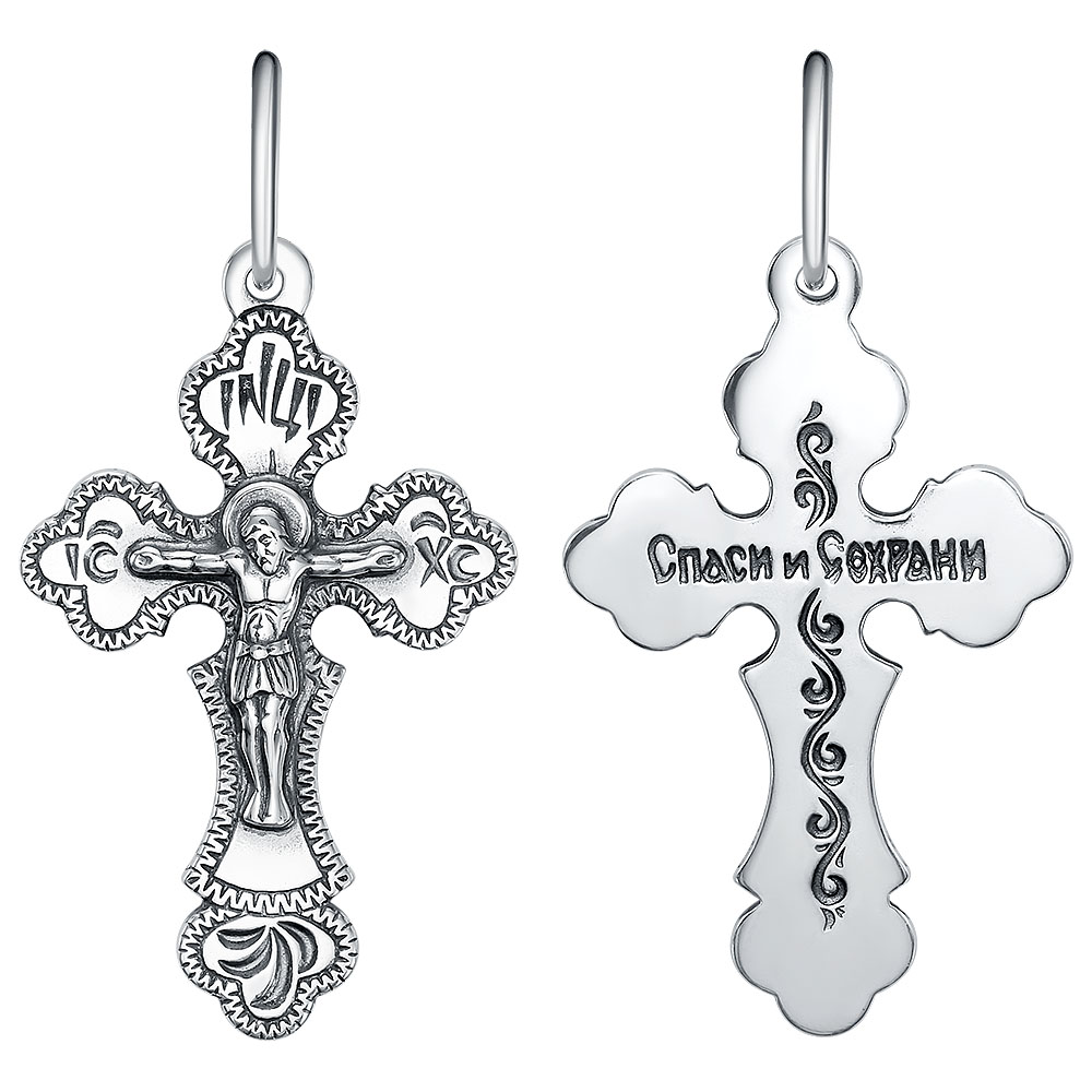 Крест с ручной гравировкой КРГР-152-П