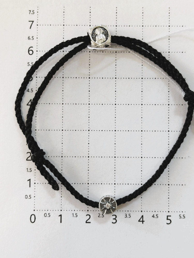 Браслет на шнурке БШ-93-Ч