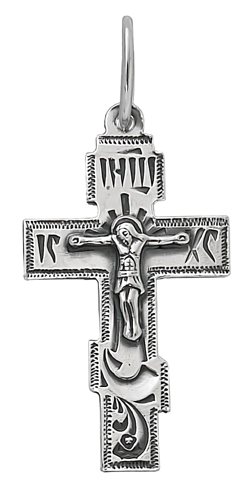 Крест с ручной гравировкой КРГР-52-Ч