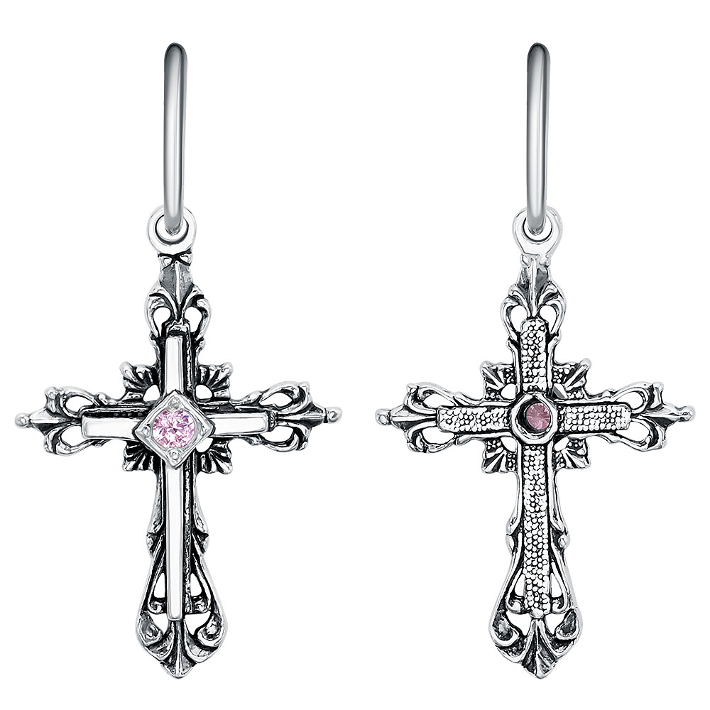 Крест с камнями КРК-321-Р