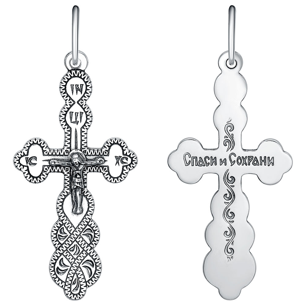 Крест с ручной гравировкой КРГР-148-П