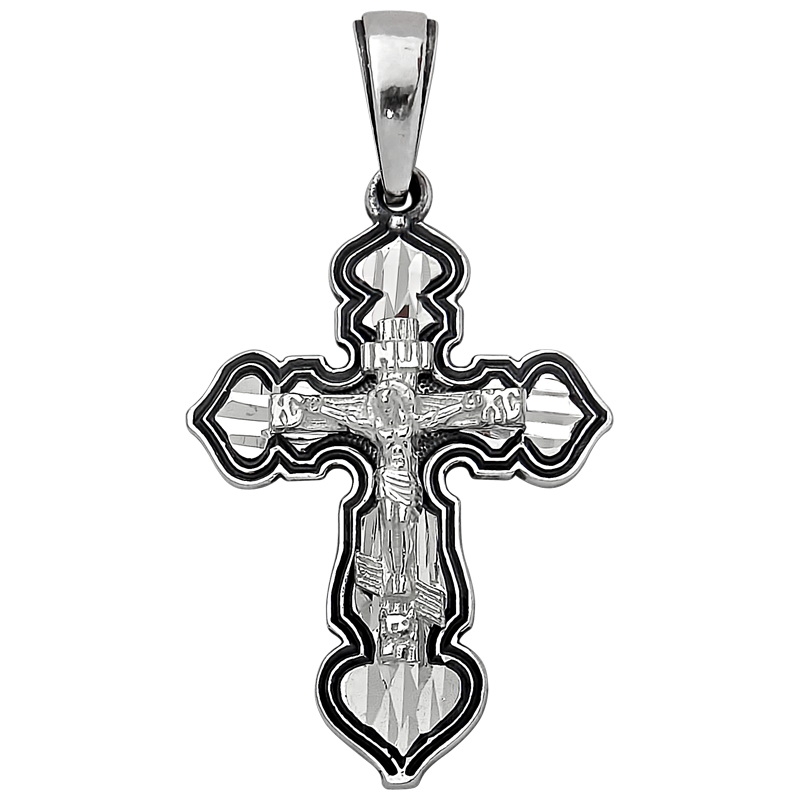 Крест с алмазной огранкой КРА-70-Ч